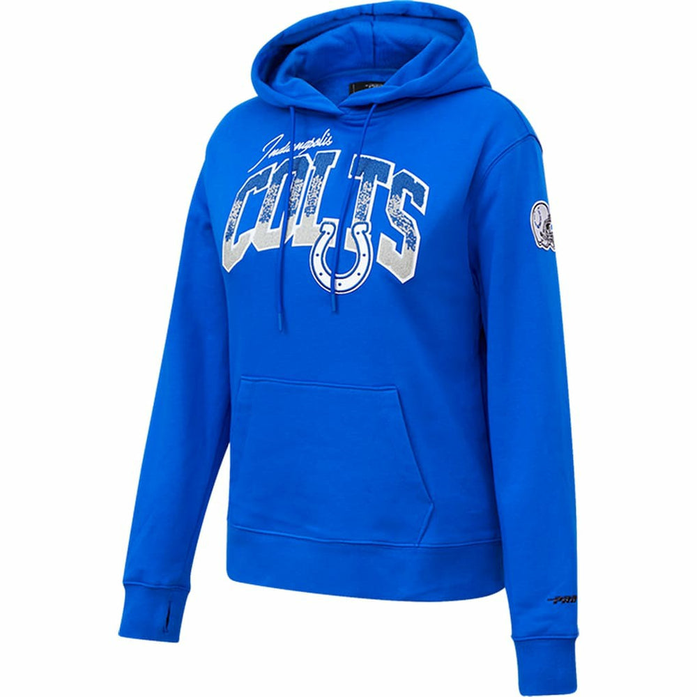Indianapolis Colts Pro Standard Women's Local Patch Pullover Hoodie - Royal - NFL