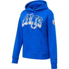 Indianapolis Colts Pro Standard Women's Local Patch Pullover Hoodie - Royal - NFL