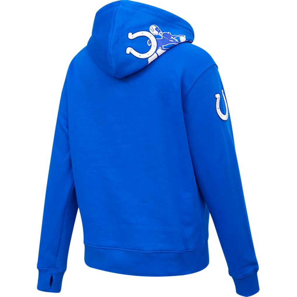 Indianapolis Colts Pro Standard Women's Local Patch Pullover Hoodie - Royal - NFL