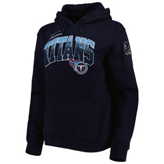 Tennessee Titans Pro Standard Women's Local Patch Pullover Hoodie - Navy - NFL