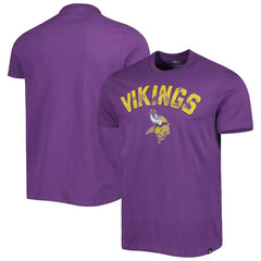 Minnesota Vikings '47 All Arch Franklin T-Shirt - Purple - 47 brand