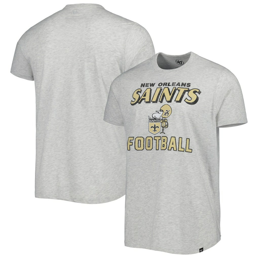 New Orleans Saints '47 Dozer Franklin Lightweight T-Shirt - Gray - 47 brand