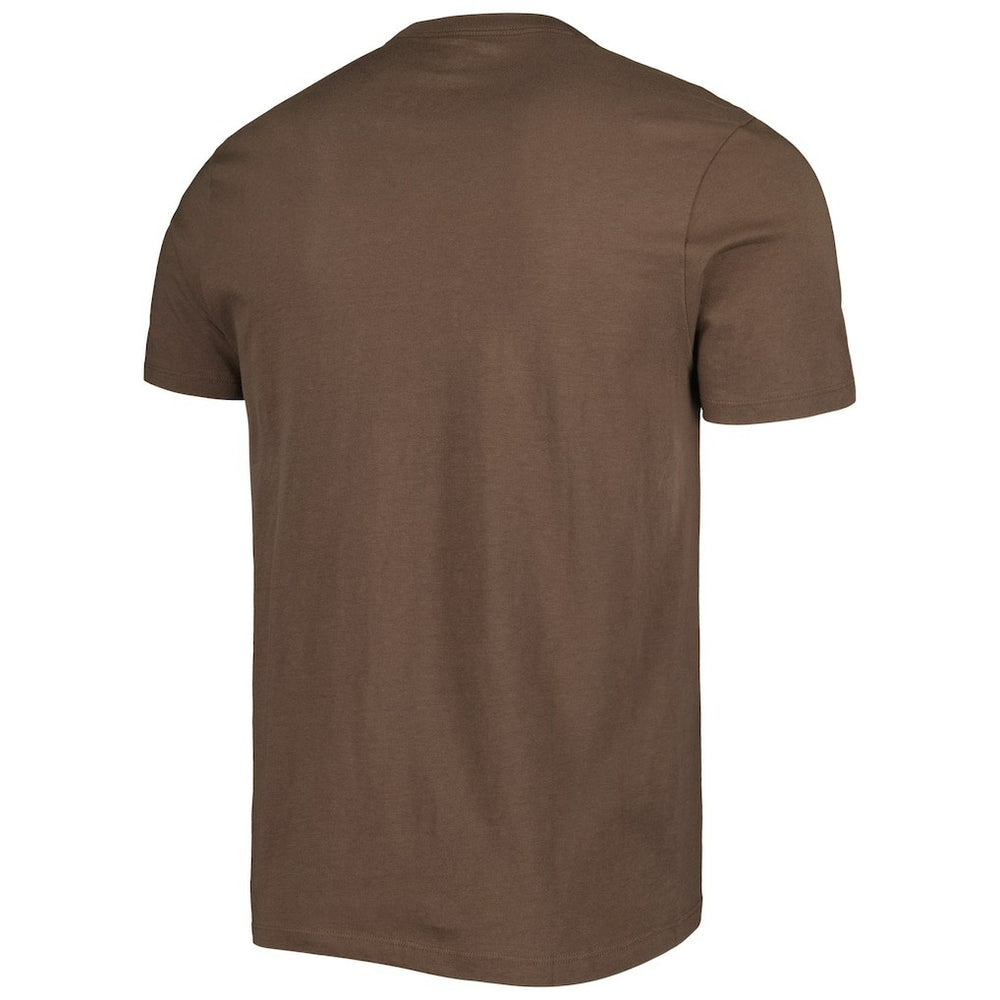 Cleveland Browns '47 Wordmark Rider Franklin T-Shirt - Brown - 47 brand