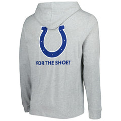 Indianapolis Colts Vineyard Vines Local Long Sleeve Hoodie T-Shirt - Heathered Gray - NFL