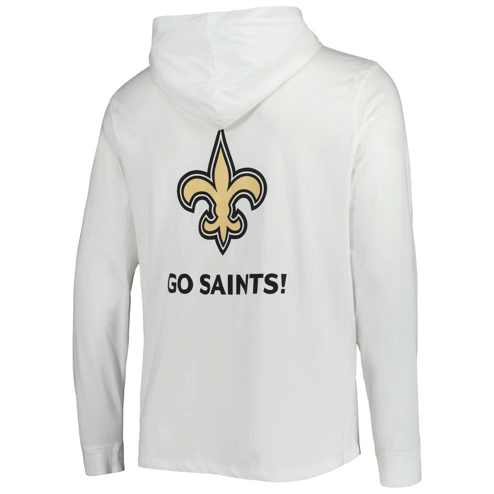 New Orleans Saints Vineyard Vines Local Long Sleeve Hoodie T-Shirt - White - NFL