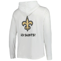New Orleans Saints Vineyard Vines Local Long Sleeve Hoodie T-Shirt - White - NFL