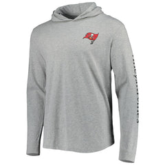 Tampa Bay Buccaneers Vineyard Vines Local Long Sleeve Hoodie T-Shirt - Heathered Gray - NFL