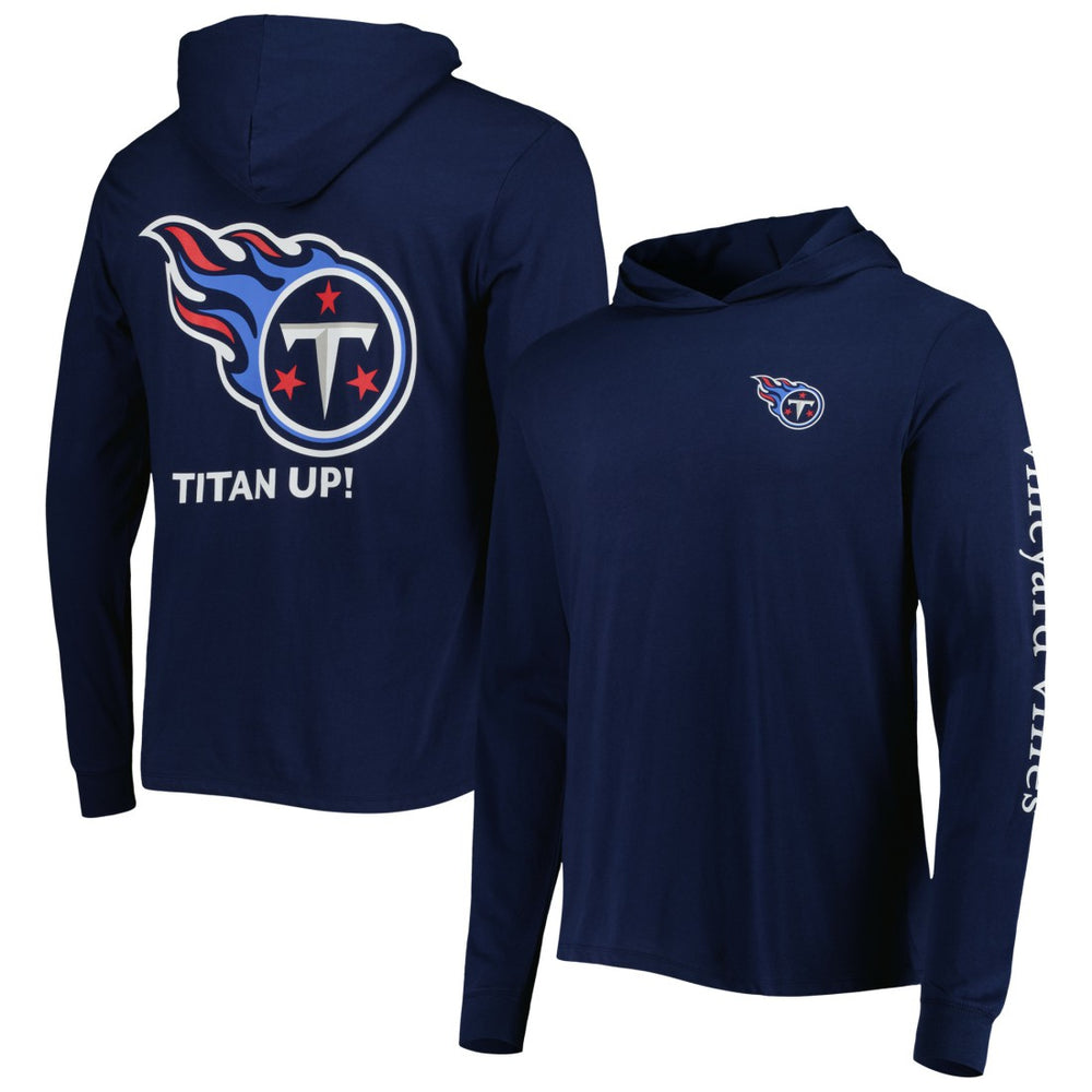 Tennessee Titans Vineyard Vines Local Long Sleeve Hoodie T-Shirt - Navy - NFL