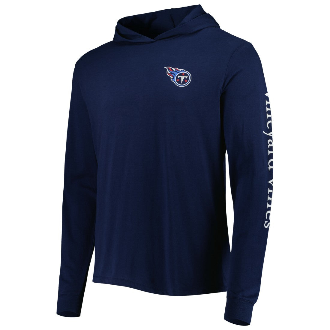 Tennessee Titans Vineyard Vines Local Long Sleeve Hoodie T-Shirt - Navy - NFL
