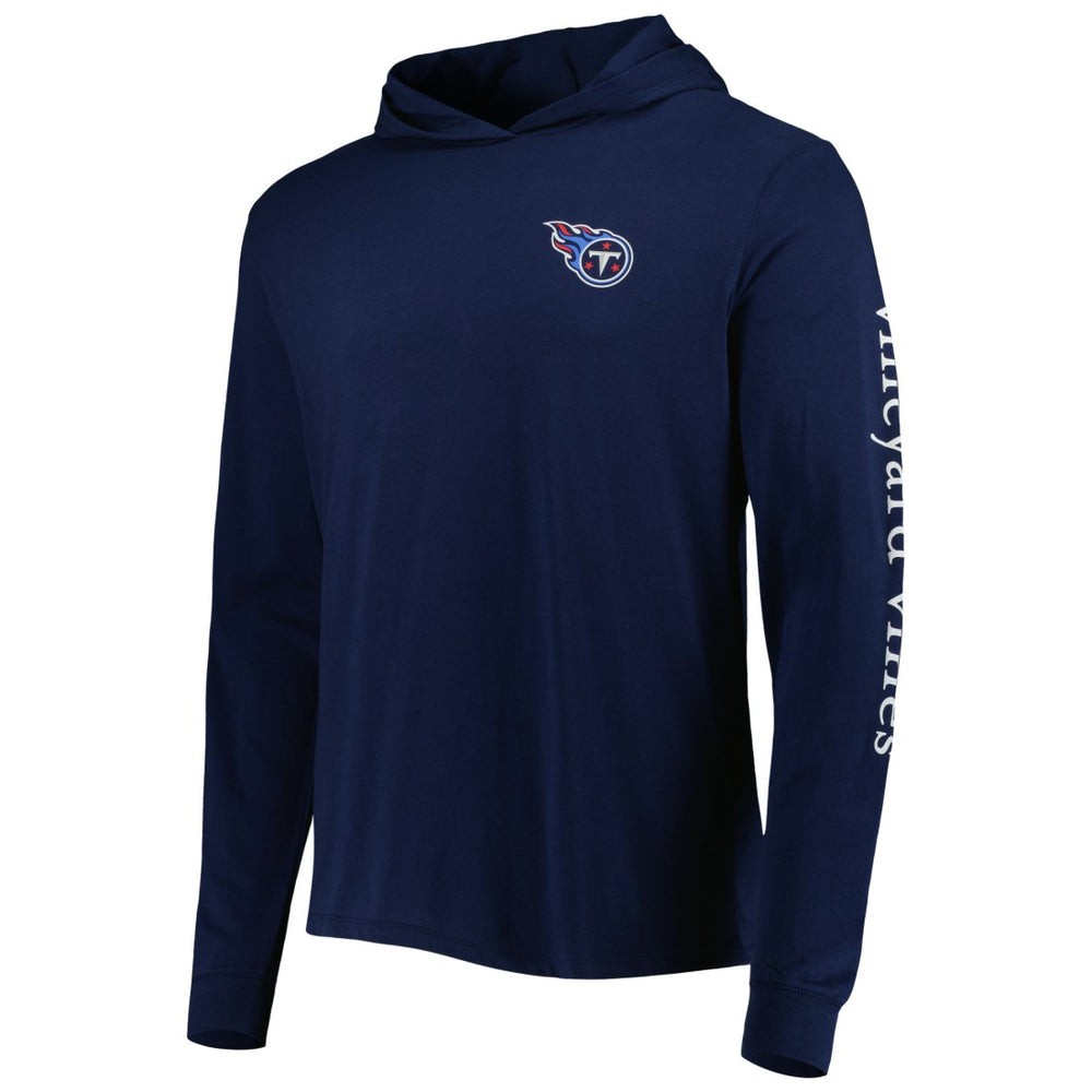 Tennessee Titans Vineyard Vines Local Long Sleeve Hoodie T-Shirt - Navy - NFL