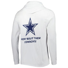 Dallas Cowboys Vineyard Vines Local Long Sleeve Hoodie T-Shirt - White - NFL