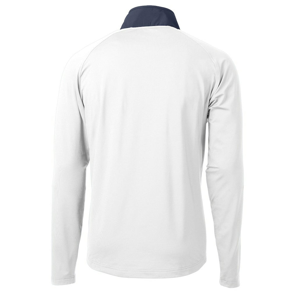 Buffalo Bills Cutter & Buck Adapt Eco Knit Hybrid Recycled Quarter-Zip Pullover Top - White - NFL
