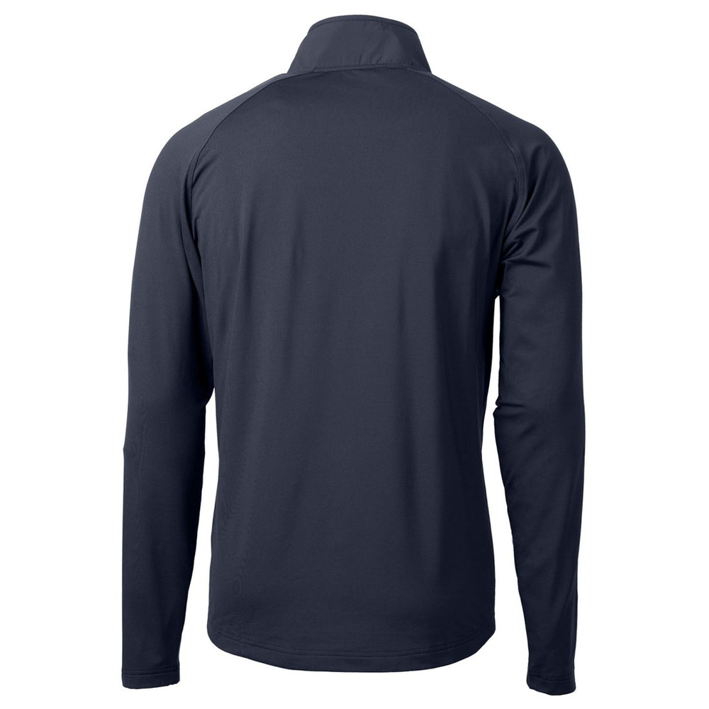 Houston Texans Cutter & Buck Adapt Eco Knit Hybrid Recycled Quarter-Zip Pullover Top - Navy - NFL
