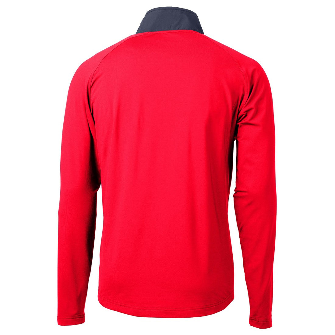 Houston Texans Cutter & Buck Adapt Eco Knit Hybrid Recycled Quarter-Zip Pullover Top - Red - NFL