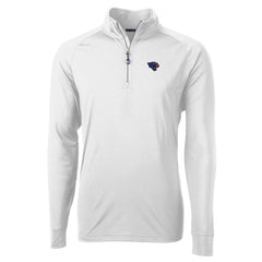 Jacksonville Jaguars Cutter & Buck Team Adapt Eco Knit Hybrid Recycled Quarter-Zip Pullover Top - White - NFL
