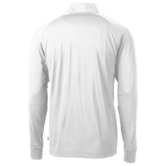 Detroit Lions Cutter & Buck Team Adapt Eco Knit Hybrid Recycled Quarter-Zip Pullover Top - White - NFL