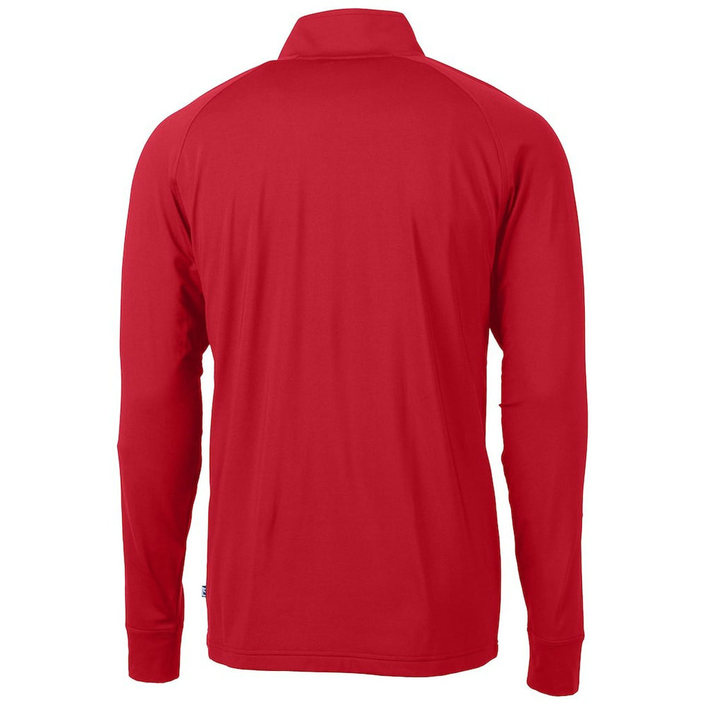 Pittsburgh Steelers Cutter & Buck Team Adapt Eco Knit Hybrid Recycled Quarter-Zip Pullover Top - Red - NFL
