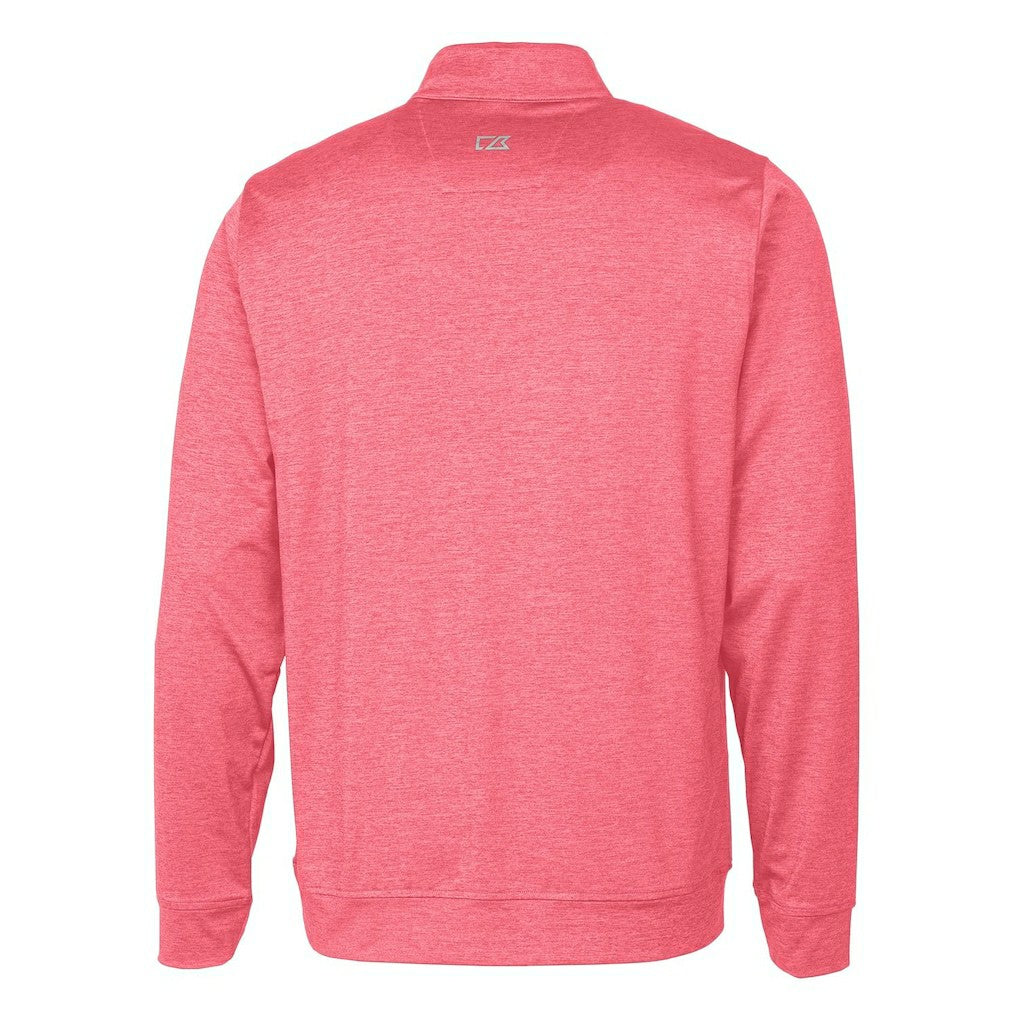 Miami Dolphins Cutter & Buck Stealth Quarter-Zip Pullover Top - Heathered Cardinal - NFL