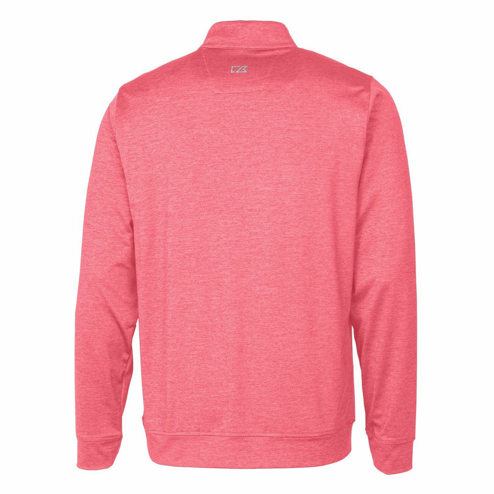 Tennessee Titans Cutter & Buck Stealth Quarter-Zip Pullover Top - Heathered Cardinal - NFL