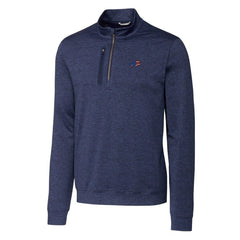 Buffalo Bills Cutter & Buck Big & Tall Stealth Quarter-Zip Jacket - Heathered Navy - NFL