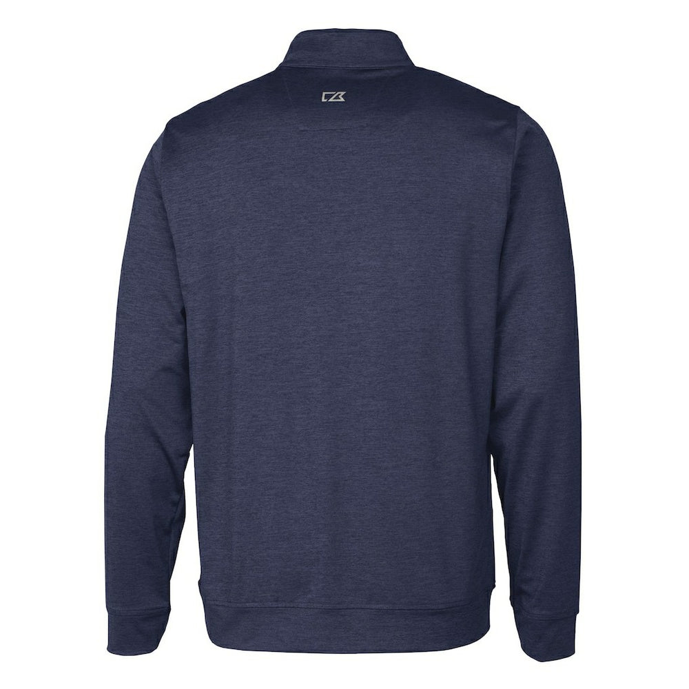 Buffalo Bills Cutter & Buck Big & Tall Stealth Quarter-Zip Jacket - Heathered Navy - NFL