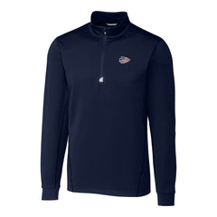 Kansas City Chiefs Cutter & Buck Big & Tall Traverse Stretch Quarter-Zip Pullover Top - Navy - NFL