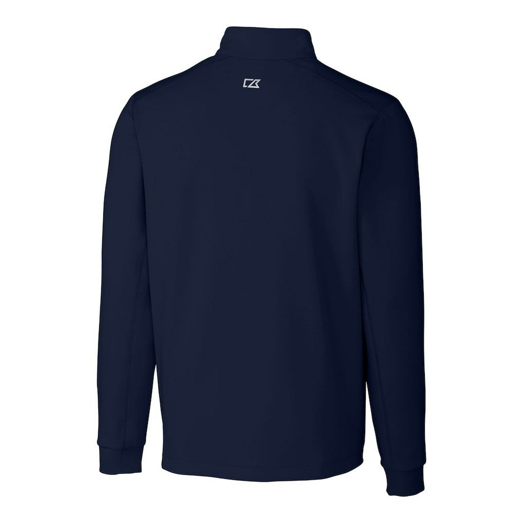 Kansas City Chiefs Cutter & Buck Big & Tall Traverse Stretch Quarter-Zip Pullover Top - Navy - NFL