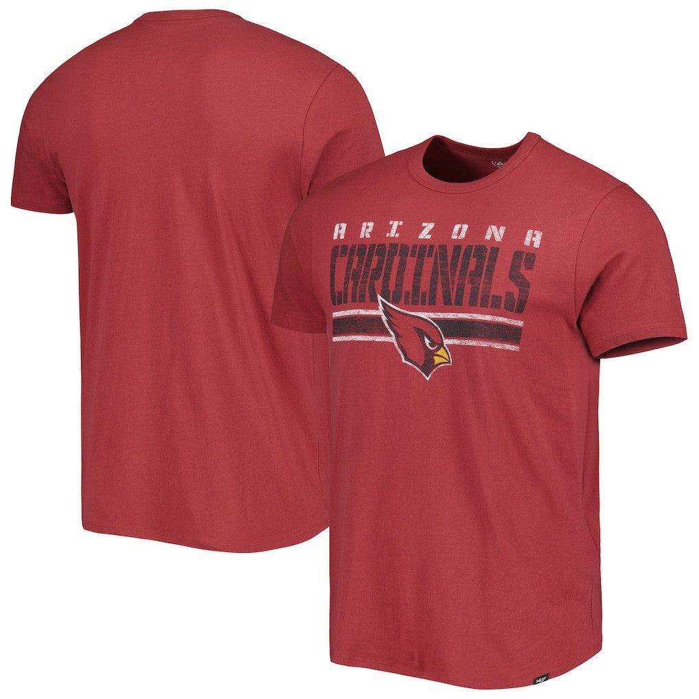 Arizona Cardinals '47 Team Stripe T-Shirt - Cardinal - 47 brand