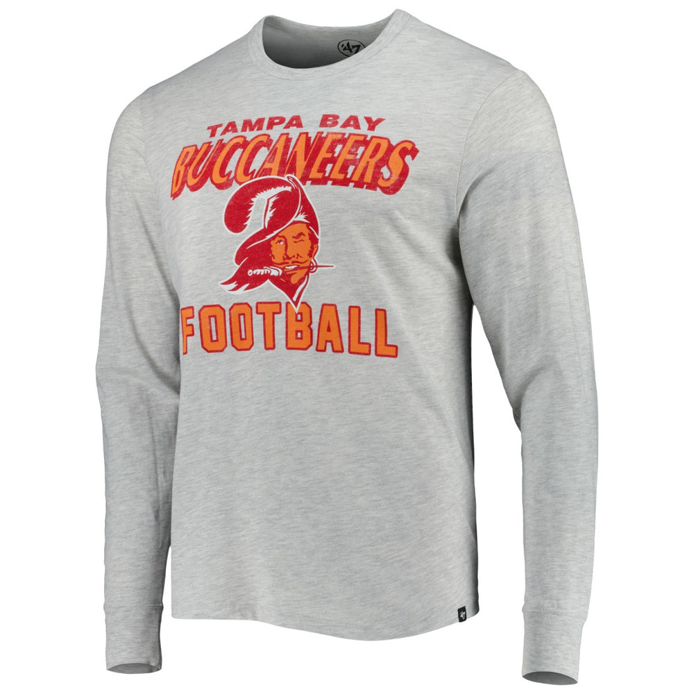 Tampa Bay Buccaneers '47 Dozer Franklin Long Sleeve T-Shirt - Heathered Gray - 47 brand