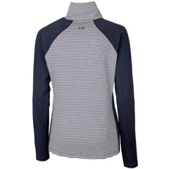 New York Giants Cutter & Buck Women's Forge Tonal Half-Zip Top - Navy - NFL