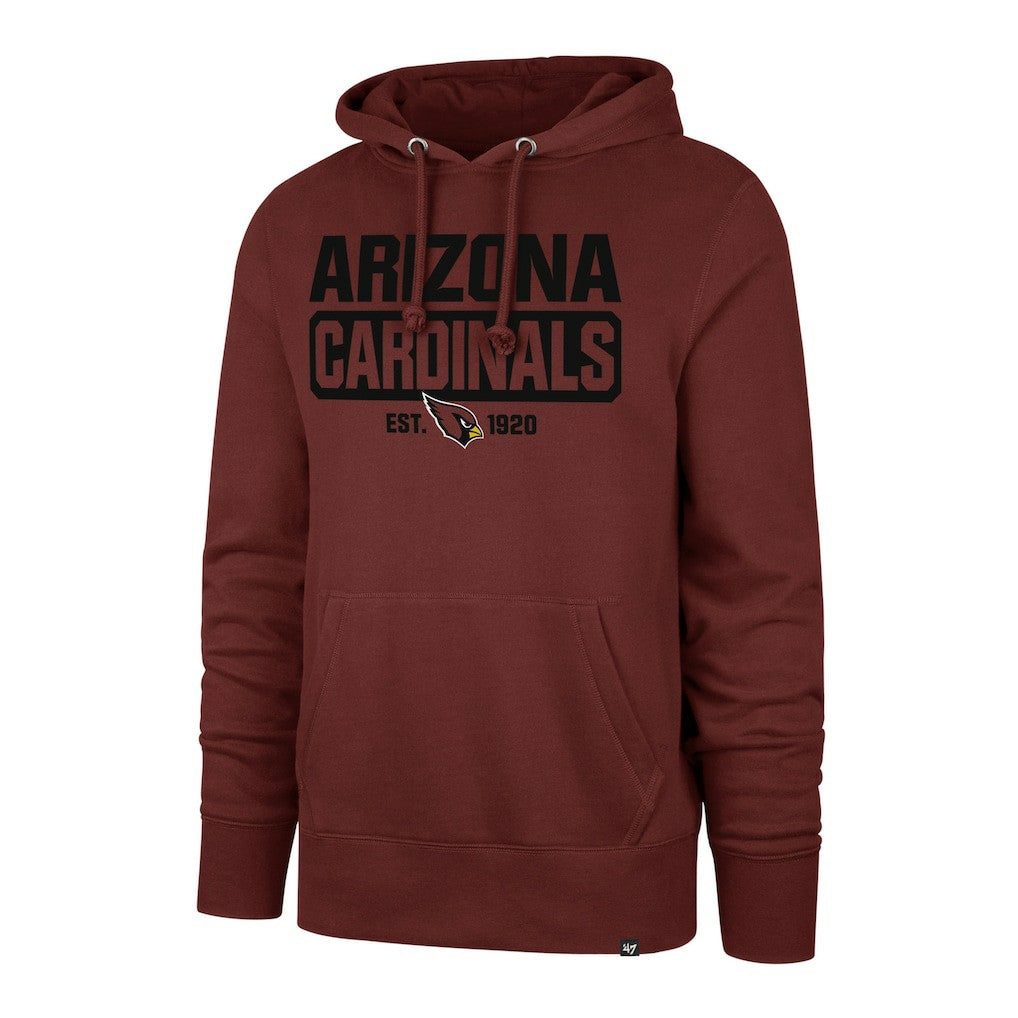 Arizona Cardinals '47 Box Out Headline Pullover Hoodie - Cardinal - 47 brand
