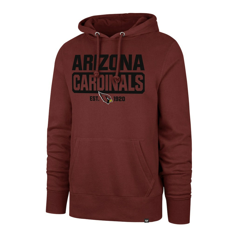 Arizona Cardinals '47 Box Out Headline Pullover Hoodie - Cardinal - 47 brand