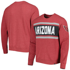 Arizona Cardinals '47 Bypass Tribeca Pullover Sweatshirt - Heathered Cardinal - 47 brand