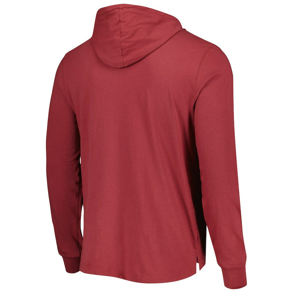 Arizona Cardinals '47 Field Franklin Hooded Long Sleeve T-Shirt - Cardinal - 47 brand