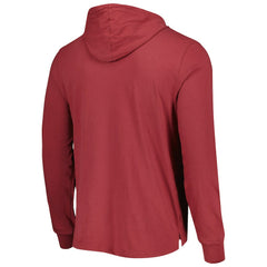 Arizona Cardinals '47 Field Franklin Hooded Long Sleeve T-Shirt - Cardinal - 47 brand