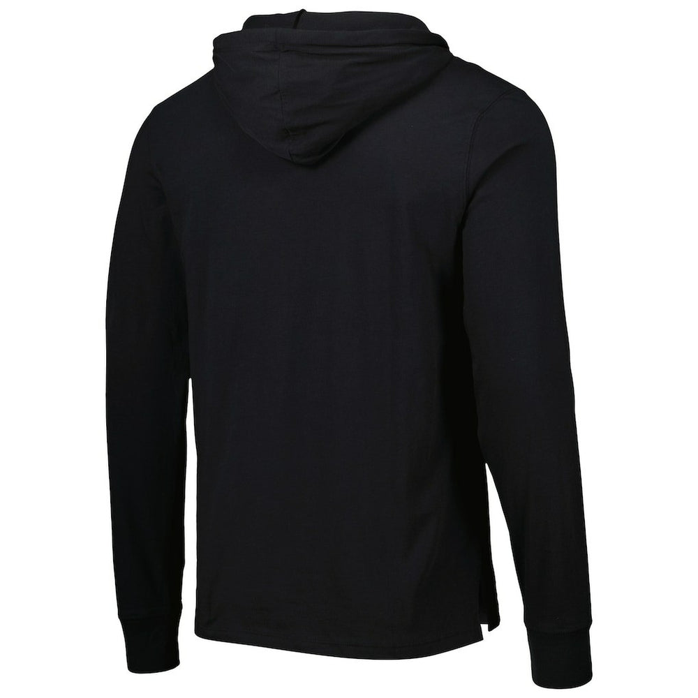 New Orleans Saints '47 Field Franklin Hooded Long Sleeve T-Shirt - Black - 47 brand