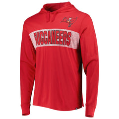Tampa Bay Buccaneers '47 Field Franklin Hooded Long Sleeve T-Shirt - Red - 47 brand