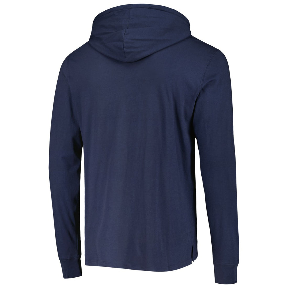 Tennessee Titans '47 Field Franklin Hooded Long Sleeve T-Shirt - Navy - 47 brand