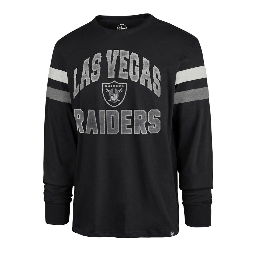 Las Vegas Raiders '47 Irving Long Sleeve T-Shirt - Black - 47 brand