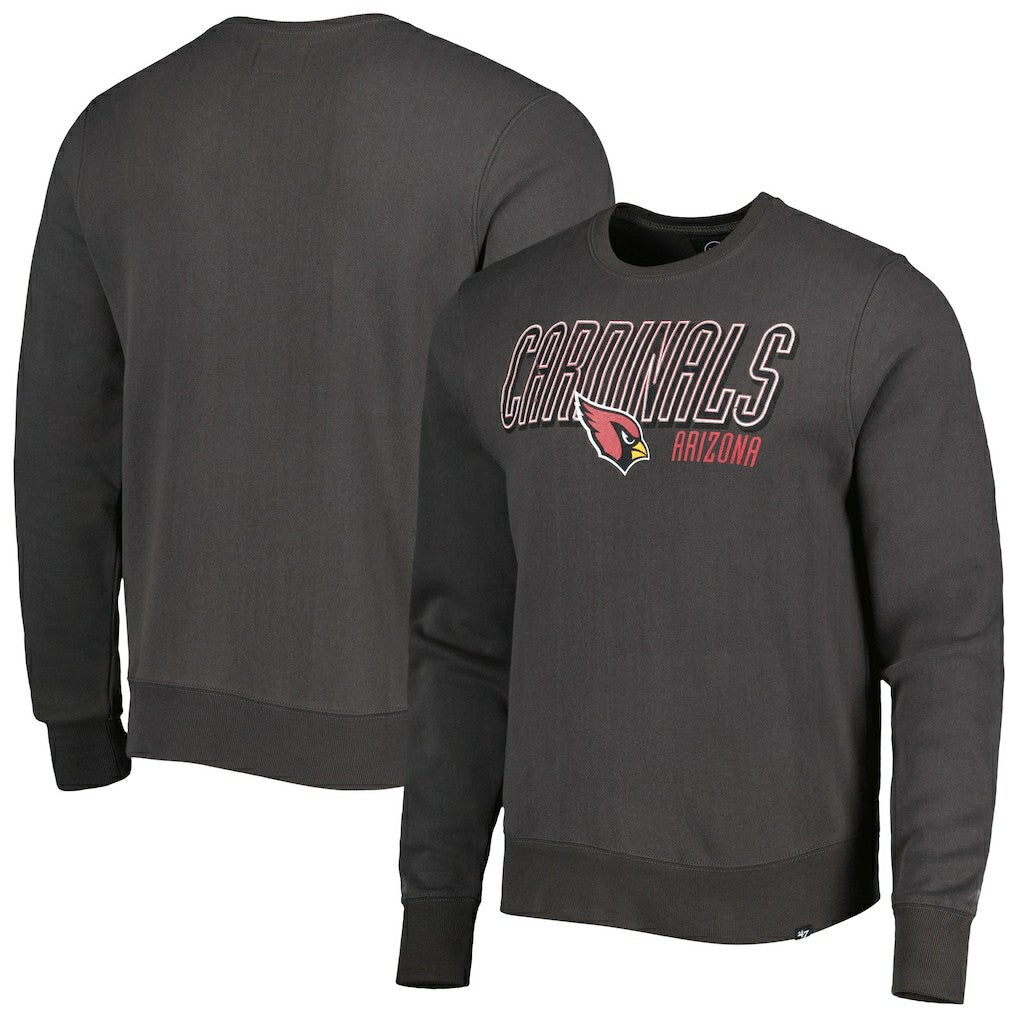 Arizona Cardinals '47 Locked In Headline Pullover Sweatshirt - Charcoal - 47 brand