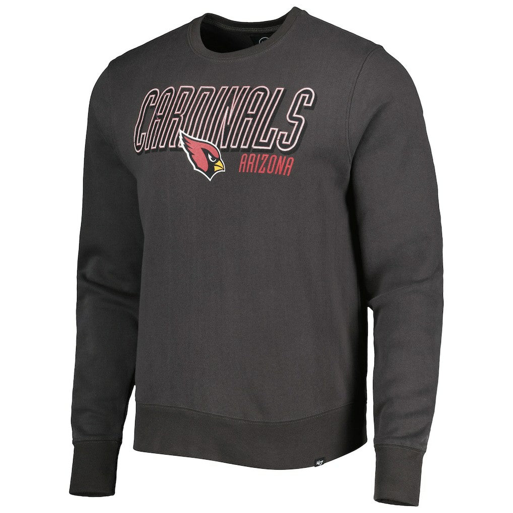 Arizona Cardinals '47 Locked In Headline Pullover Sweatshirt - Charcoal - 47 brand