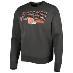 Cleveland Browns '47 Locked In Headline Pullover Sweatshirt - Charcoal - 47 brand