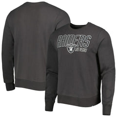 Las Vegas Raiders '47 Locked In Headline Pullover Sweatshirt - Charcoal - 47 brand