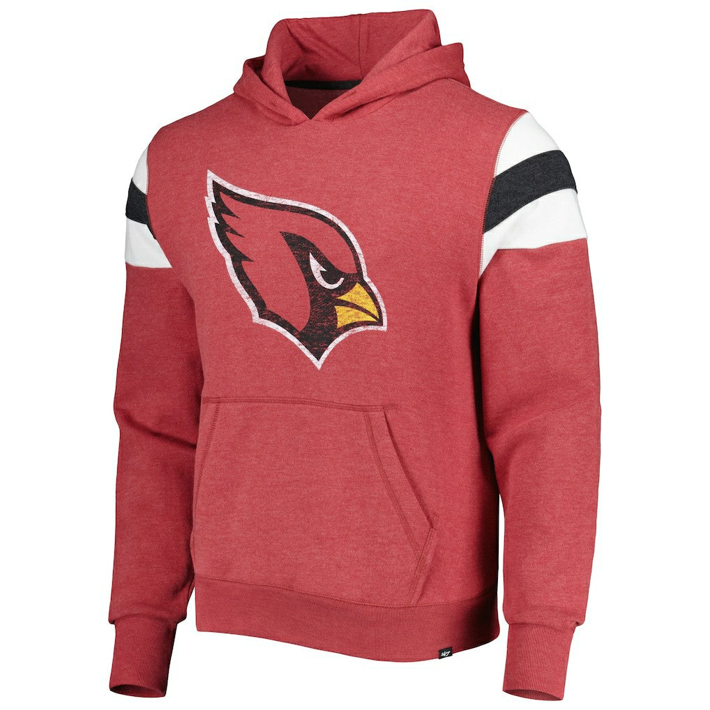 Arizona Cardinals '47 Premier Nico Pullover Hoodie - Heathered Cardinal - 47 brand