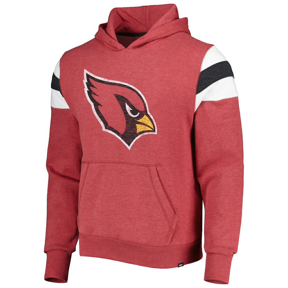 Arizona Cardinals '47 Premier Nico Pullover Hoodie - Heathered Cardinal - 47 brand