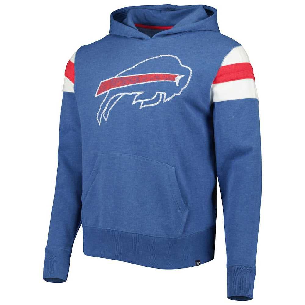 Buffalo Bills '47 Premier Nico Pullover Hoodie - Heathered Royal - 47 brand