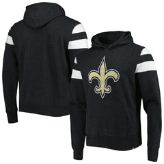 New Orleans Saints '47 Premier Nico Pullover Hoodie - Heathered Black - 47 brand