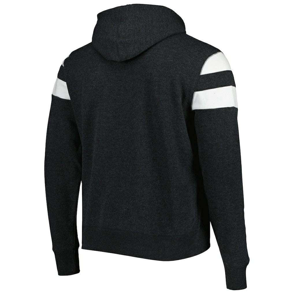 New Orleans Saints '47 Premier Nico Pullover Hoodie - Heathered Black - 47 brand