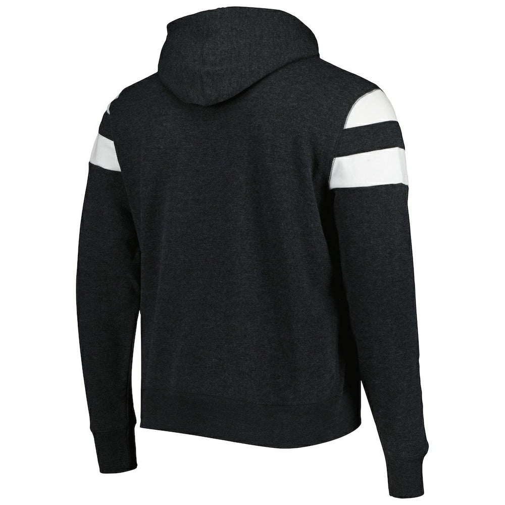 New Orleans Saints '47 Premier Nico Pullover Hoodie - Heathered Black - 47 brand