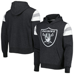 Las Vegas Raiders '47 Premier Nico Pullover Hoodie - Heathered Black - 47 brand